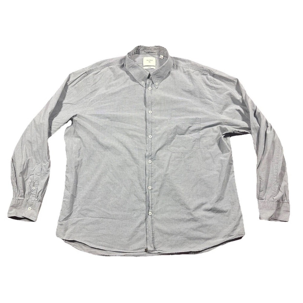 Billy Reid Blue Button Down Long Sleeve Shirt size XXL